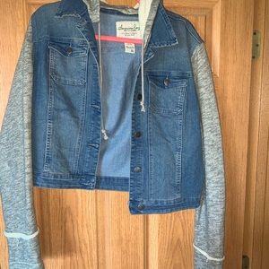 Hooded Jean Jacket